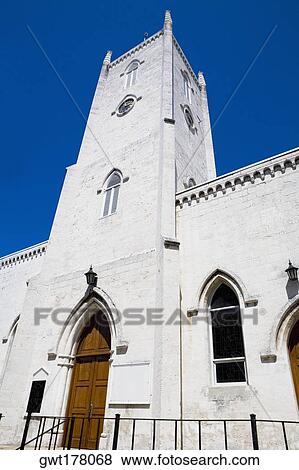 Low angle view of a church, Christ Church Cathedral, Nassau, Bahamas View Large Photo Image Stock Photo - Low angle view of a church, Christ Church Cathedral, Nassau, Bahamas. Fotosearch