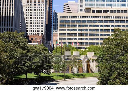 Flags in front of buildings, Baltimore, Maryland, USA View Large Photo Image Picture - Flags in front of buildings, Baltimore, Maryland, USA. Fotosearch