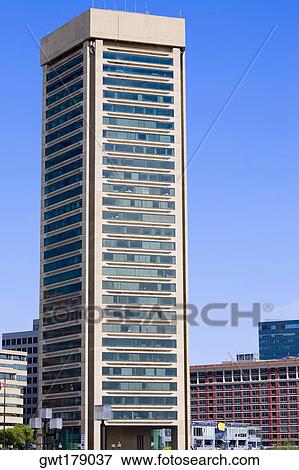 Low angle view of a building, World Trade Center, Baltimore, Maryland, USA View Large Photo Image Stock Photo - Low angle view of a building, World Trade Center, Baltimore, Maryland, USA. Fotosearch