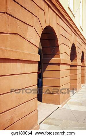Picture - Arched entrances of a building, Charleston, South Carolina, USA. Fotosearch
