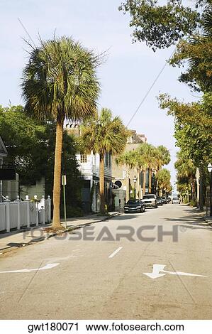 Cars parked at the roadside, Charleston, South Carolina, USA View Large Photo Image Stock Image - Cars parked at the roadside, Charleston, South Carolina, USA. Fotosearch