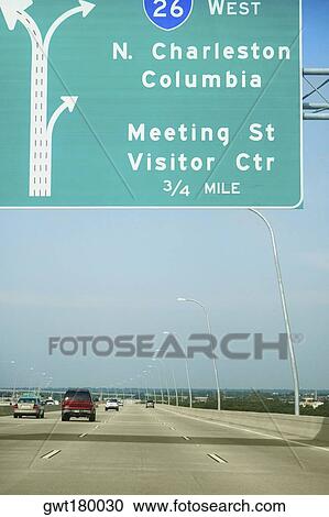Vehicles moving on a bridge, Cooper River Bridge, Charleston, South Carolina, USA View Large Photo Image Stock Image - Vehicles moving on a bridge, Cooper River Bridge, Charleston, South Carolina, USA. Fotosearch