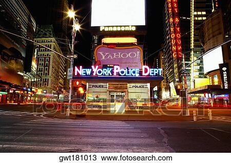 Building lit up at night in a city, Times Square, Manhattan, New York City, New York State, USA View Large Photo Image Stock Image - Building lit up at night in a city, Times Square, Manhattan, New York City, New York State, USA. Fotosearch