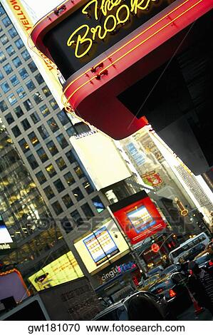 Buildings in a city, Times Square, Manhattan, New York City, New York State, USA View Large Photo Image Stock Image - Buildings in a city, Times Square, Manhattan, New York City, New York State, USA. Fotosearch