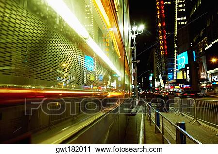 Buildings lit up at night in a city, Times Square, Manhattan, New York City, New York State, USA View Large Photo Image Stock Image - Buildings lit up at night in a city, Times Square, Manhattan, New York City, New York State, USA. Fotosearch