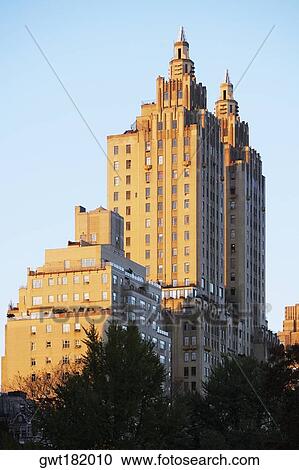 Low angle view of buildings, San Remo, New York City, New York State, USA View Large Photo Image Stock Image - Low angle view of buildings, San Remo, New York City, New York State, USA. Fotosearch