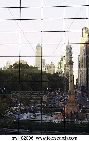Skyscrapers in a city, Columbus Circle, Manhattan, New York City, New York State, USA View Large Photo Image Stock Photograph - Skyscrapers in a city, Columbus Circle, Manhattan, New York City, New York State, USA. Fotosearch