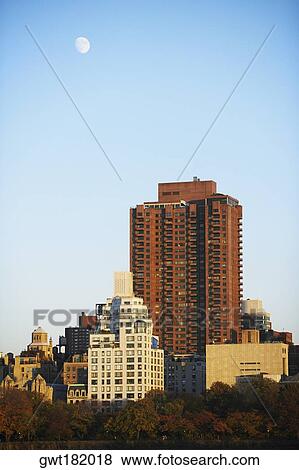Skyscrapers in a city, New York City, New York State, USA View Large Photo Image Stock Photo - Skyscrapers in a city, New York City, New York State, USA. Fotosearch
