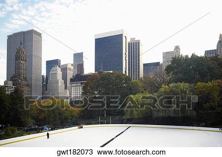 Trees in front of buildings, Central Park, Manhattan, New York City, New York State, USA View Large Photo Image Stock Image - Trees in front of buildings, Central Park, Manhattan, New York City, New York State, USA. Fotosearch
