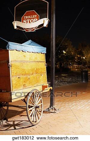 Cart on a walkway, Savannah, Georgia, USA View Large Photo Image Stock Image - Cart on a walkway, Savannah, Georgia, USA. Fotosearch