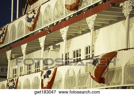 Colonnade in the balcony of a cruise ship, Savannah, Georgia, USA View Large Photo Image Stock Photo - Colonnade in the balcony of a cruise ship, Savannah, Georgia, USA. Fotosearch