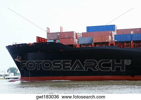 Container ship at a commercial dock, Port Of Savannah, Savannah, Georgia, USA View Large Photo Image Stock Photograph - Container ship at a commercial dock, Port Of Savannah, Savannah, Georgia, USA. Fotosearch