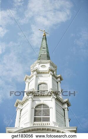 Low angle view of a church, Georgia, USA View Large Photo Image Stock Photograph - Low angle view of a church, Georgia, USA. Fotosearch