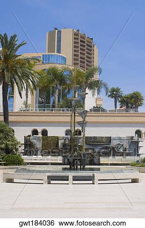 Fountain in front of a hotel, Monte Carlo, Monaco View Large Photo Image Stock Photograph - Fountain in front of a hotel, Monte Carlo, Monaco. Fotosearch