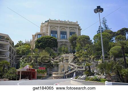 Stock Photography - Staircase of a building, Monte Carlo, Monaco. Fotosearch