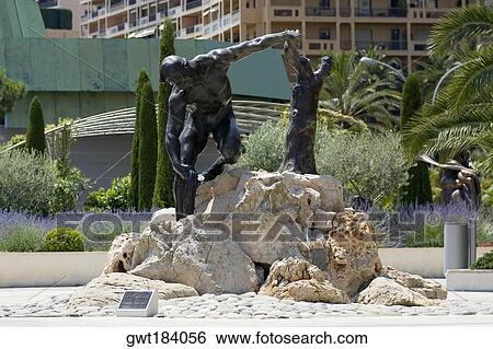 Statues in a garden, Monte Carlo, Monaco View Large Photo Image Stock Photograph - Statues in a garden, Monte Carlo, Monaco. Fotosearch