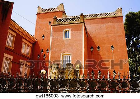 Low angle view of a building, Barcelona, Spain View Large Photo Image Stock Image - Low angle view of a building, Barcelona, Spain. Fotosearch