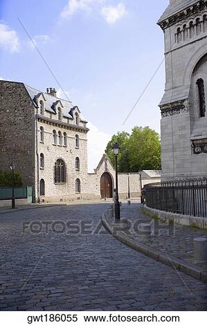 Buildings along a street, Paris, France View Large Photo Image Stock Photography - Buildings along a street, Paris, France. Fotosearch