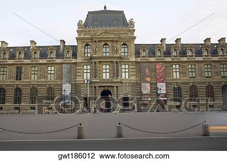 Facade of a building, Paris, France View Large Photo Image Stock Image - Facade of a building, Paris, France. Fotosearch