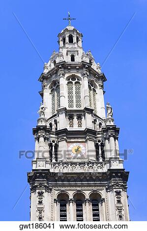Low angle view of a clock tower, Paris, France View Large Photo Image Stock Image - Low angle view of a clock tower, Paris, France. Fotosearch