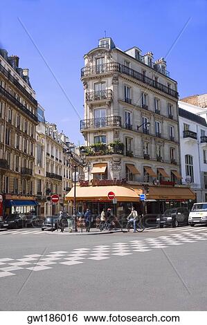 Low angle view of buildings, Paris, France View Large Photo Image Stock Photograph - Low angle view of buildings, Paris, France. Fotosearch