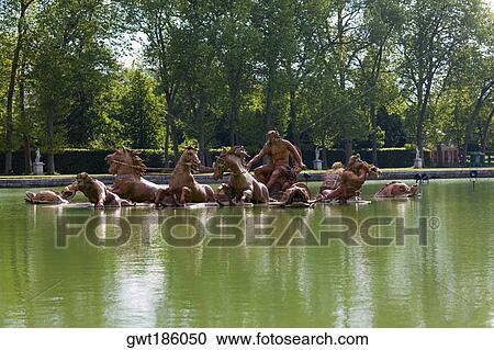 Statues in a pond, Palace of Versailles, Versailles, France View Large Photo Image Stock Image - Statues in a pond, Palace of Versailles, Versailles, France. Fotosearch