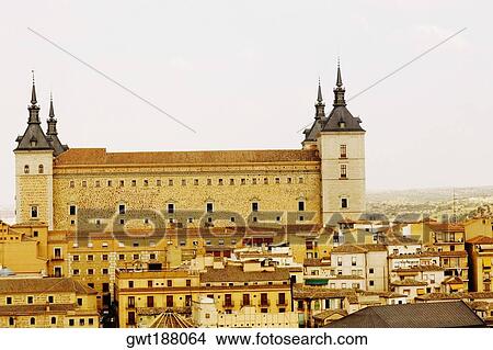 Buildings in a city, Castilla La Mancha, Toledo, Spain View Large Photo Image Picture - Buildings in a city, Castilla La Mancha, Toledo, Spain. Fotosearch