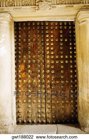 Closed door of a house, Toledo, Spain View Large Photo Image Stock Image - Closed door of a house, Toledo, Spain. Fotosearch