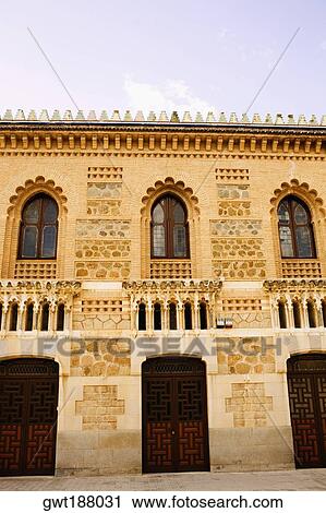 Stock Image - Facade of a building, Toledo, Spain. Fotosearch