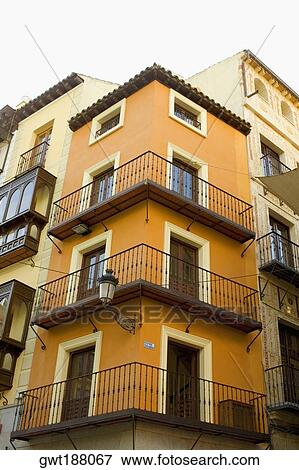 Low angle view of a building, Toledo, Spain View Large Photo Image Stock Photo - Low angle view of a building, Toledo, Spain. Fotosearch