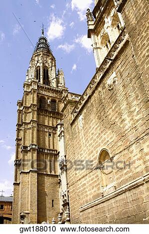 Low angle view of a cathedral, Cathedral Of Toledo, Toledo, Spain View Large Photo Image Stock Image - Low angle view of a cathedral, Cathedral Of Toledo, Toledo, Spain. Fotosearch