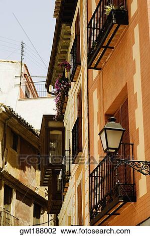 Low angle view of buildings, Toledo, Spain View Large Photo Image Stock Image - Low angle view of buildings, Toledo, Spain. Fotosearch