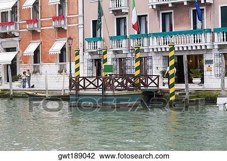 Buildings at the waterfront, Grand Canal, Venice, Italy View Large Photo Image Stock Image - Buildings at the waterfront, Grand Canal, Venice, Italy. Fotosearch