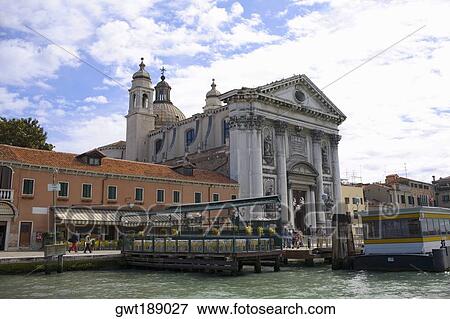 Church at the waterfront, Chiesa Dei Gesuati O Santa Maria Del Rosario, Giudecca Canal, Venice, Italy View Large Photo Image Stock Photo - Church at the waterfront, Chiesa Dei Gesuati O Santa Maria Del Rosario, Giudecca Canal, Venice, Italy. Fotosearch