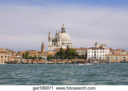 Church at the waterfront, Santa Maria Della Salute, Grand Canal, Venice, Italy View Large Photo Image Stock Image - Church at the waterfront, Santa Maria Della Salute, Grand Canal, Venice, Italy. Fotosearch