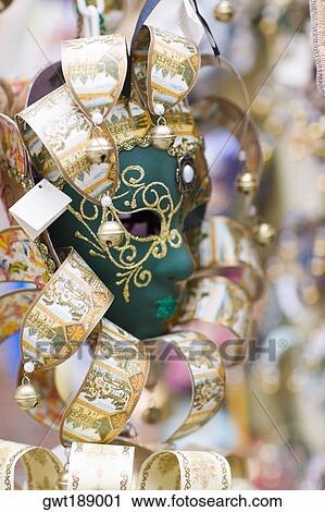 Close-up of a masquerade mask, Venice, Italy View Large Photo Image Stock Image - Close-up of a masquerade mask, Venice, Italy. Fotosearch