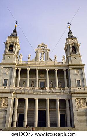 Low angle view of a cathedral, Royal Cathedral, Madrid, Spain View Large Photo Image Stock Photography - Low angle view of a cathedral, Royal Cathedral, Madrid, Spain. Fotosearch