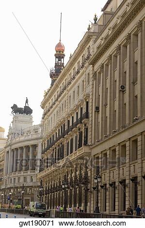 Low angle view of buildings, Madrid, Spain View Large Photo Image Stock Image - Low angle view of buildings, Madrid, Spain. Fotosearch