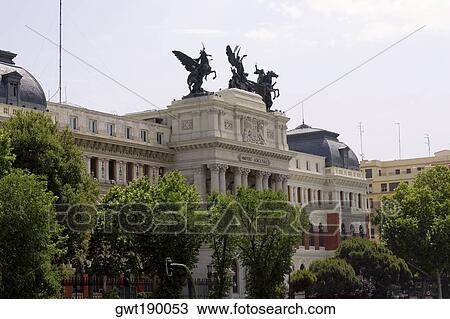 Trees in front of a government building, Ministry Of Agriculture Building, Madrid, Spain View Large Photo Image Stock Image - Trees in front of a government building, Ministry Of Agriculture Building, Madrid, Spain. Fotosearch