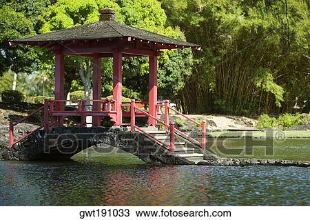 Gazebo in a park, Liliuokalani Park And Gardens, Hilo, Hawaii Islands, USA View Large Photo Image Stock Image - Gazebo in a park, Liliuokalani Park And Gardens, Hilo, Hawaii Islands, USA. Fotosearch
