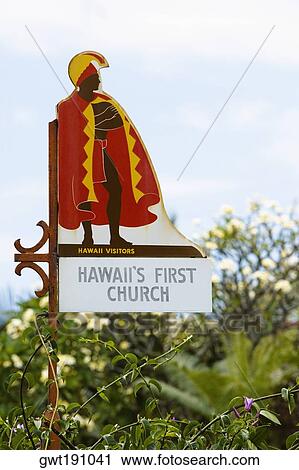 Low angle view of an information board, Mokuaikaua Church, Kailua-Kona, Kona, Big Island, Hawaii Islands, USA View Large Photo Image Stock Image - Low angle view of an information board, Mokuaikaua Church, Kailua-Kona, Kona, Big Island, Hawaii Islands, USA. Fotosearch