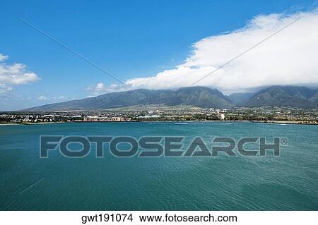 Panoramic view of the sea, Maui, Hawaii Islands, USA View Large Photo Image Picture - Panoramic view of the sea, Maui, Hawaii Islands, USA. Fotosearch