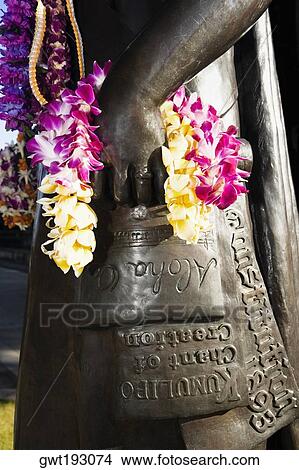 Close-up of a statue of Queen Liliuokalani, Iolani Palace, Honolulu, Oahu, Hawaii Islands, USA View Large Photo Image Picture - Close-up of a statue of Queen Liliuokalani, Iolani Palace, Honolulu, Oahu, Hawaii Islands, USA. Fotosearch