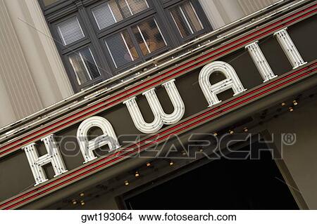 Close-up of a text on a building, Honolulu, Oahu, Hawaii Islands, USA View Large Photo Image Picture - Close-up of a text on a building, Honolulu, Oahu, Hawaii Islands, USA. Fotosearch