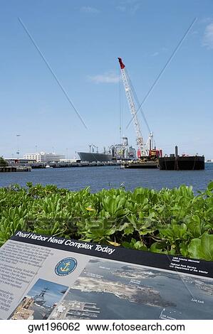 Military ship and a crane at a commercial dock, Pearl Harbor, Honolulu, Oahu, Hawaii Islands, USA View Large Photo Image Stock Image - Military ship and a crane at a commercial dock, Pearl Harbor, Honolulu, Oahu, Hawaii Islands, USA. Fotosearch