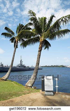 Military ship in the sea, USS Bowfin, Pearl Harbor, Honolulu, Oahu, Hawaii Islands, USA View Large Photo Image Stock Image - Military ship in the sea, USS Bowfin, Pearl Harbor, Honolulu, Oahu, Hawaii Islands, USA. Fotosearch