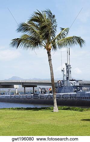 Military ship in the sea, USS Bowfin, Pearl Harbor, Honolulu, Oahu, Hawaii Islands, USA View Large Photo Image Stock Image - Military ship in the sea, USS Bowfin, Pearl Harbor, Honolulu, Oahu, Hawaii Islands, USA. Fotosearch