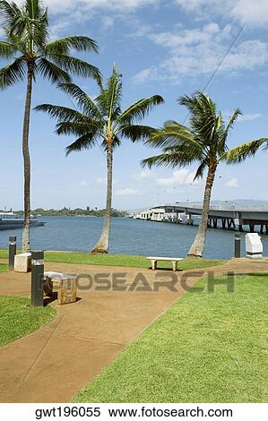 Park at the seaside, USS Bowfin, Pearl Harbor, Honolulu, Oahu, Hawaii Islands, USA View Large Photo Image Stock Photography - Park at the seaside, USS Bowfin, Pearl Harbor, Honolulu, Oahu, Hawaii Islands, USA. Fotosearch