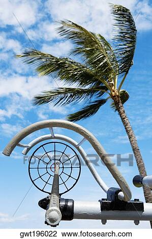 Stock Image - Target structure on a harbor, Pearl Harbor, Honolulu, Oahu, Hawaii Islands, USA. Fotosearch
