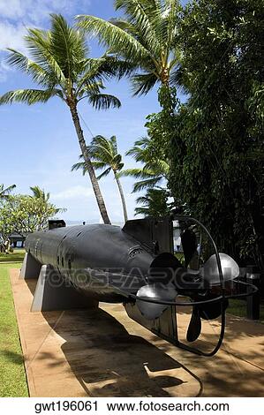 Torpedo sculpture in a park, Pearl Harbor, Honolulu, Oahu, Hawaii Islands, USA View Large Photo Image Stock Image - Torpedo sculpture in a park, Pearl Harbor, Honolulu, Oahu, Hawaii Islands, USA. Fotosearch